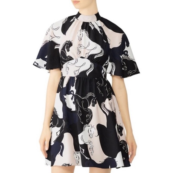 kate spade Dresses & Skirts - Kate Spade Wild Ones Stallion Crepe Dress